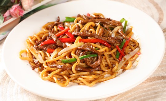 牛炒乌冬 Beef fried Udon